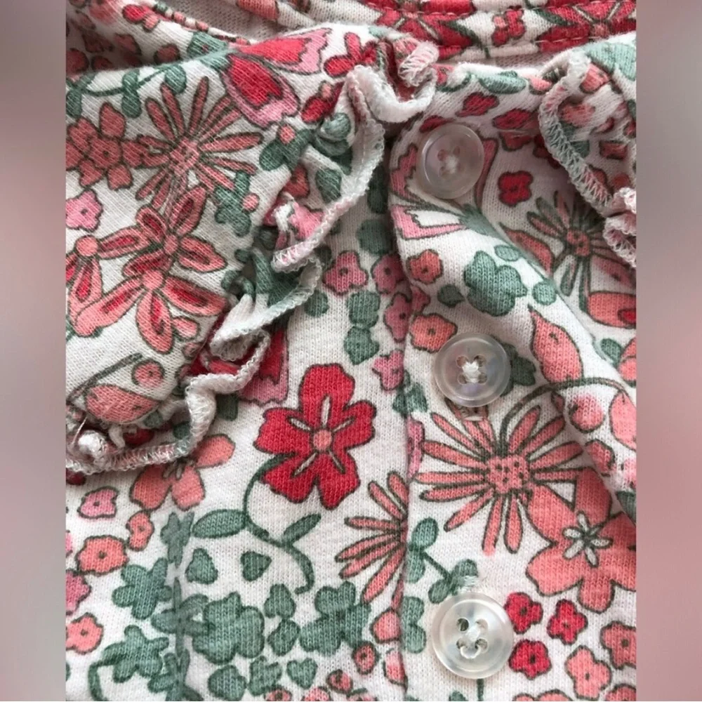 Set of 3 Baby Girl Outfits • 2 Dresses • 1 Romper • Size 12 months • Cute floral